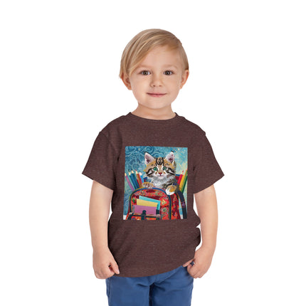 Whiskered Wanderings Toddler Short Sleeve Tee