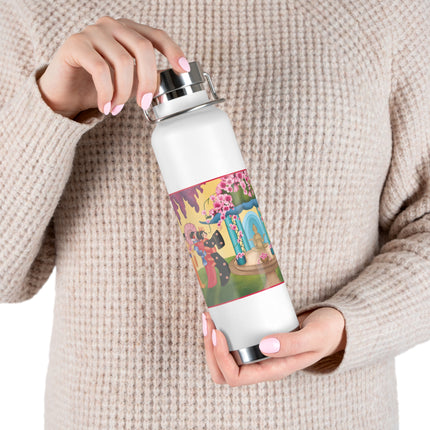 A Dance of Colors and Serenity by Carlo Chiostri Copper Vacuum Insulated Bottle, 22oz