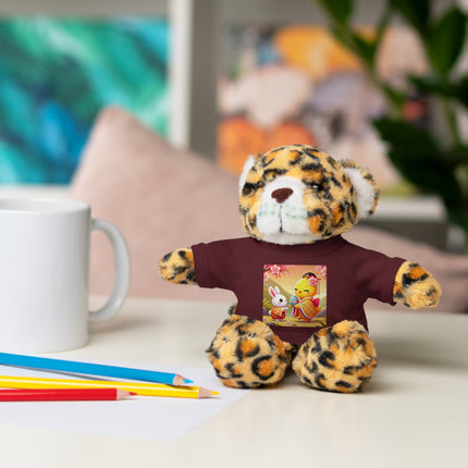 Whimsical Springtime Exchange Stuffed Animals with Tee