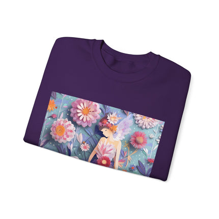 Aster Fairy Unisex Heavy Blend™ Crewneck Sweatshirt