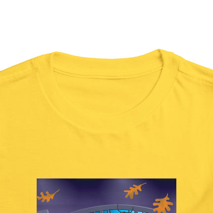Whimsical Halloween Mischief Toddler Short Sleeve Tee