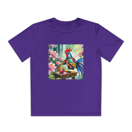 Cyberpunk Rooster Youth Competitor Tee