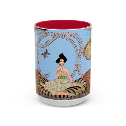 Minuit … ou l’appartement à la mode by George Barbier Colorful Mugs (11oz, 15oz)