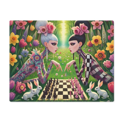 🧚‍♀️♟️ Spring Gambit: A Fairy’s Move Placemat – Whimsical Spring Chess Fantasy