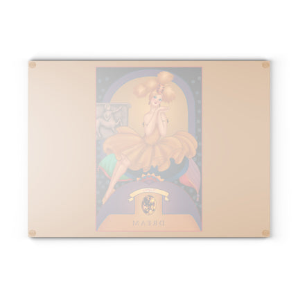 November & Topaz Zodiac Glass Cutting Board