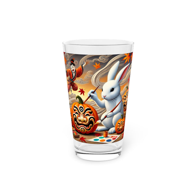 Halloween Rabbit’s Kabuki Jack-o’-Lanterns Glass, 16oz