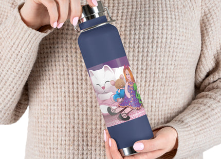 Joy of Friendship Copper Vacuum Insulated Bottle, 22oz