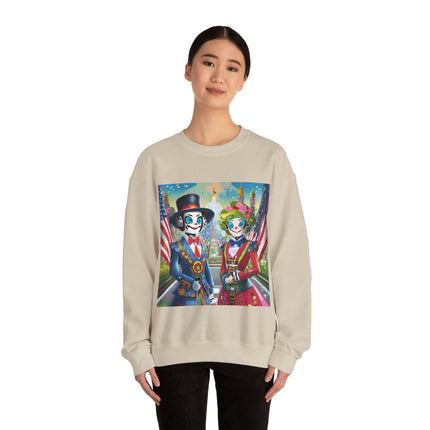 Cyber Punk Warrior Robots Unisex Heavy Blend™ Crewneck Sweatshirt