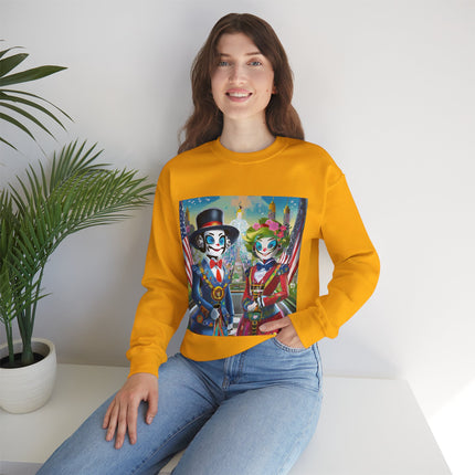 Cyber Punk Warrior Robots Unisex Heavy Blend™ Crewneck Sweatshirt