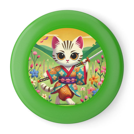 Samurai Kitten Wham-O Frisbee – Bold Strides & Honorable Blades
