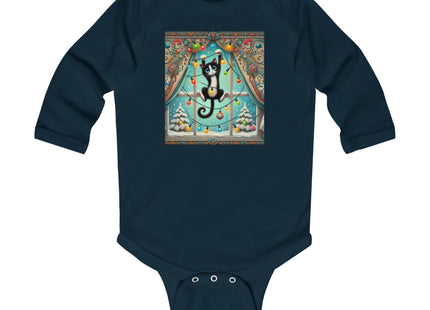 Mischief in Tinselland Infant Long Sleeve Bodysuit