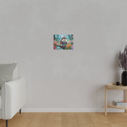 Cute Hedgehog Matte Canvas, Stretched, 0.75"