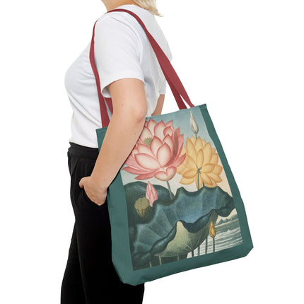 The Sacred Egyptian Lotus by Robert John Thornton Tote Bag (AOP)