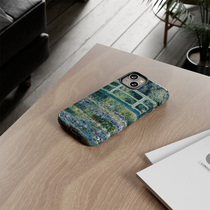 Water Lilies and Japanese Bridge by Claude Monet Phone Cases