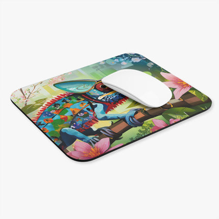 Camouflage Chameleon Mouse Pad, Rectangle
