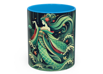 Mermaid Queen Rising from the Deep Colorful Mugs (11oz, 15oz)