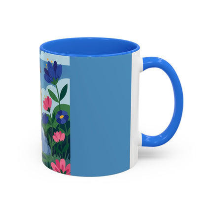 Garden Of New Beginnings Colorful Mugs – Art Deco Floral Elegance