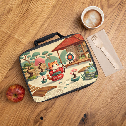Archer Kitten in the Zen Garden Lunch Bag – Focus, Whimsy & Zen Balance