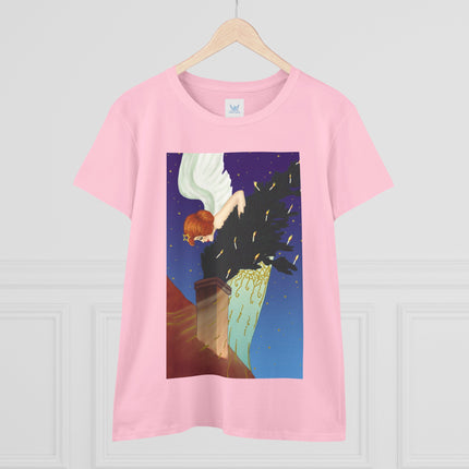 The Christmas Angel Women's Midweight Cotton Tee