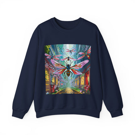 Neon Swarm Unisex Heavy Blend™ Crewneck Sweatshirt