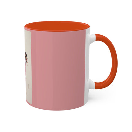 Illustrations of Japanese Toys Pl.001 by Kawasaki Kyosen Colorful Mugs, 11oz