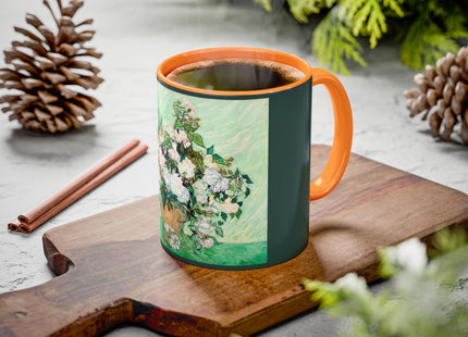 Roses by Vincent Van Gogh Colorful Mugs (11oz, 15oz)