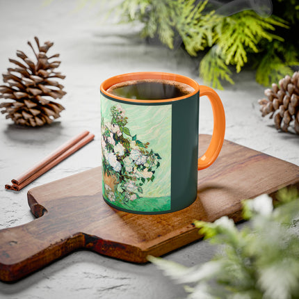 Roses by Vincent Van Gogh Colorful Mugs (11oz, 15oz)