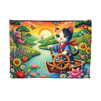 Sailor Kitten’s River Adventure Accessory Pouch – Brave Voyage & River Wonder