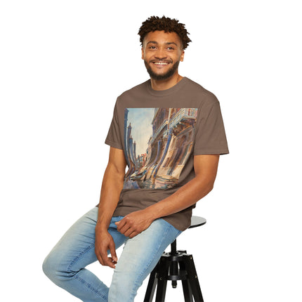 Gondola Moorings on the Grand Canal by John Singer Sargent  Unisex Garment-Dyed T-shirt