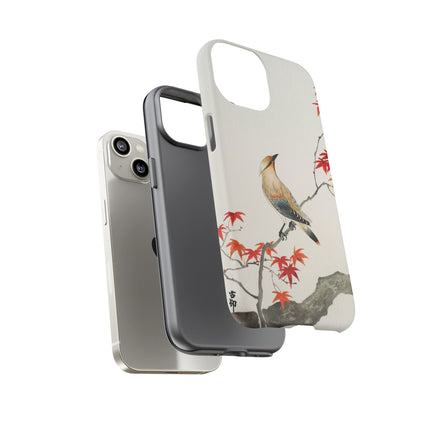 Japanese Bird on Maple by Ohara Koson Phone Cases