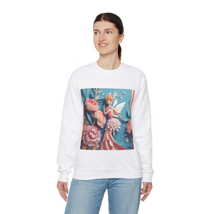 Peony Fairy Unisex Heavy Blend™ Crewneck Sweatshirt