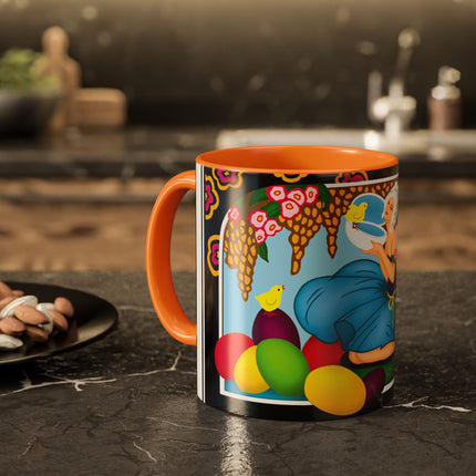 Blooms and Chicks Colorful Mugs (11oz, 15oz)