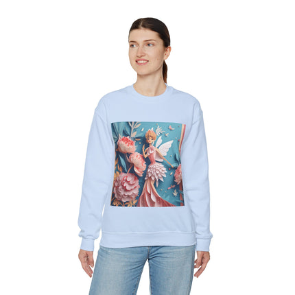 Peony Fairy Unisex Heavy Blend™ Crewneck Sweatshirt