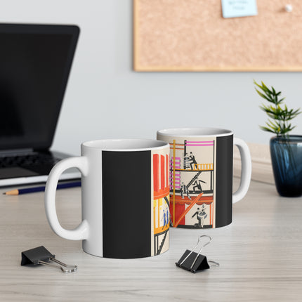Maquettes de Théatre 4 by Alexandra Exter Ceramic Mug 11oz