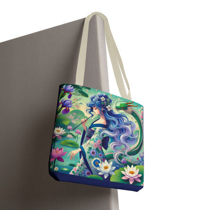 Fairy of the Koi Pond Tote Bag – Mystical Harmony & Pond Enchantment