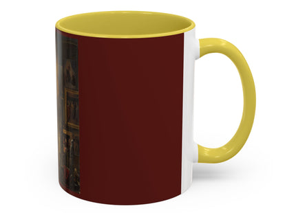 Raphael and his Muse in the Atelier by Vincenzo Abbati Colorful Mugs (11oz, 15oz)