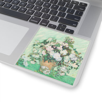 Roses by Vincent Van Gogh Kiss-Cut Stickers (4 Sizes)