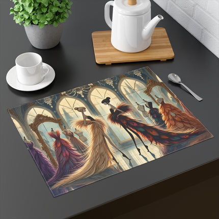 🧚‍♀️✨ Couture & Wings Placemat – Enchanted Fairy Fashion Boutique