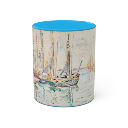 Groix by Paul Signac Colorful Mugs, 11oz