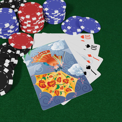 Flight of Blossoms Playing Cards
