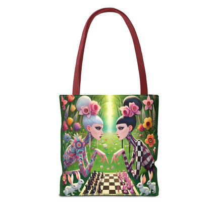 The Spring Gambit: A Fairy’s Move Tote Bag – Whimsical Chess & Spring Magic