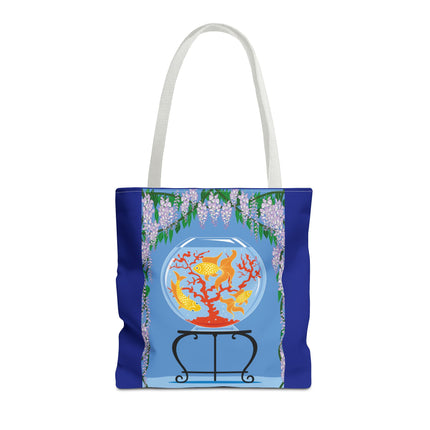 Aquatic Symphony Tote Bag (AOP)