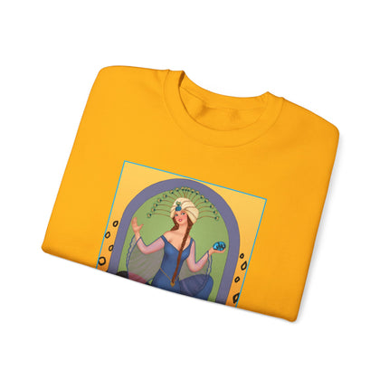 December & Tanzanite (from the Gem Series) by Sofia Chiostri Heavy Blend™ Crewneck Sweatshirt