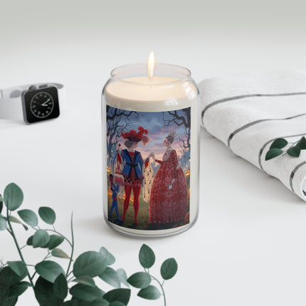 ♥️🎃 The Queen Of Hearts Halloween Masquerade Scented Soy Candle – Royal Halloween Fantasy