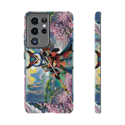 Cyberpunk Samurai Owl Phone Cases
