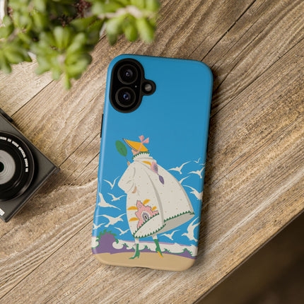 Seaside Wanderer Phone Case – Whimsical Charm & Coastal Delight
