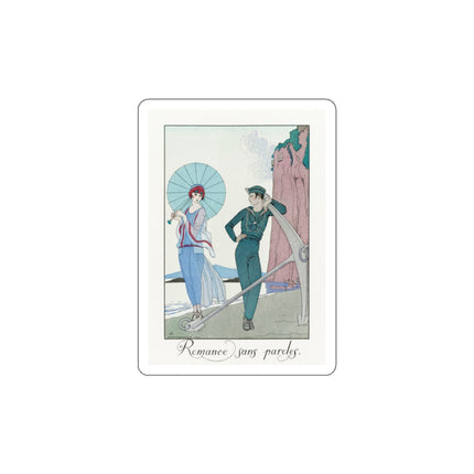 Romance sans paroles (Romance without Words) by George Barbier Die-Cut Stickers (5 Stickers)
