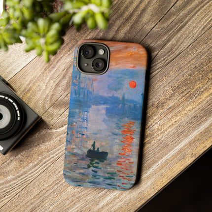 Sunrise by Claude Monet Phone Cases