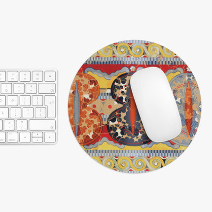 Reproduction of the Shield Frieze by Emile Gilliéron Mouse Pad, Round and Rectangle
