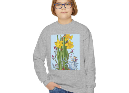Daffodil Fairy Youth Crewneck Sweatshirt